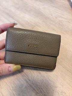 FURLA オリーブグリーン コンパクト財布