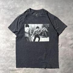 P69 古着Bruce Lee偉人Tシャツ黒