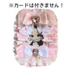 フリルデコ硬質カードケースA ネコミミ　B8 ハンドメイド レースデコ　推し活