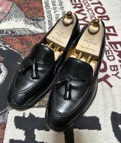 ジャランスリワヤ タッセル付きローファー 黒　シューツリー付き JALAN SRIWIJAYA 20％OFF ジャランスリワヤ タッセルローファー