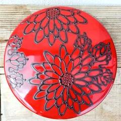 期間限定のお買い得商品 美品】蓋付き 花柄 漆塗り お祝い お節 仕切り板付き オードブル 工芸品