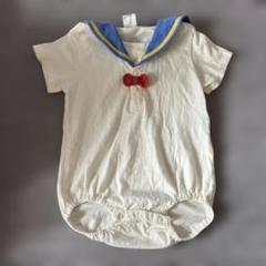 【美品】futafuta ✖️Disney ベビー ドナルドダッグ　ロンパース