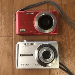 【OY】動作確認済み オリンパス OLYMPUS FE-320 充電器付き 動作 OLYMPUS デジカメFE-320の付属品セット 充電器 LI-40C