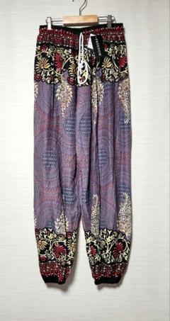 【新品タグ付き】タイパンツ　エスニックリラックスパンツ　LLサイズのサムネイル
