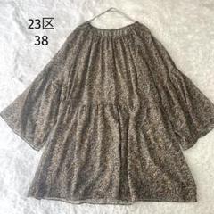 23区 - 23区 オンワード樫山 チュニック【40】ラメ入り刺繍 花柄
