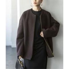 タグ付未使用✨NOBLE クルーネックショートコート ベージュ 2025年最新】noble コートの人気アイテム - メルカリ