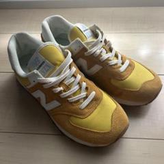 New Balance 574 イエロー スニーカー