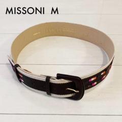 MISSONI ミッソーニ ベルト レザー バックル 70 ワインレッド MISSONI（ベルト）のフリマアイテム一覧