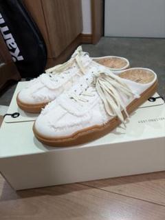 FOOT INDUSTRY ホワイト スニーカー サンダル フットインダストリー