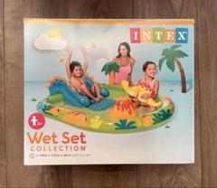 プール ダイナソー 滑り台＆シャワー付き！ INTEX 1度のみ使用！