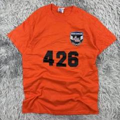 ノースカロライナ サッカーTシャツ/スポーツMIX/両面プリント/オレンジ