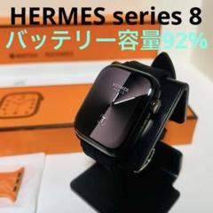 1936 Apple Watch エルメスseries8 ブラックシリーズ8