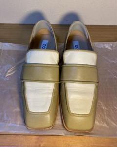 COS - バイカラースクエアトゥレザーローファー COS - バイカラースクエアトゥレザーローファー