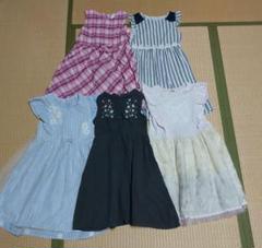 【140cm 子ども用ワンピース5点 まとめ売り】any FAMなど