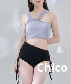 Chico 水着　ワンピース　デザインタンクOP セール　新品　体型カバー