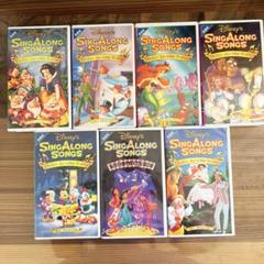 中古*VHS*英語版*ディズニー ミュージカルワールド*1～7巻