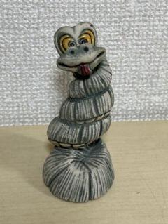 ウルグアイ製　へび　蛇　置き物　陶器　民芸品？