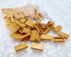 100個　新品　レゴ　パール金　LEGO　タイル