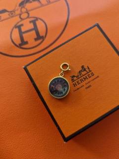 HERMES エルメス セリエ ブラックトシェル ペンダントトップ