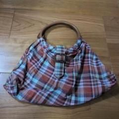 ☆即発送☆♡丁寧梱包♡チェック柄ハンドバッグ