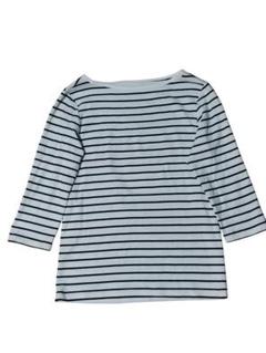 【無印良品】七分丈 Tシャツ　ボーダー　白黒　Mサイズ