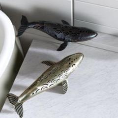 アジアンデザイン お香立て☆クジラ☆銅製☆香炉☆インセンスホルダー☆雑貨　268