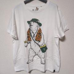 クマイラスト ホワイトTシャツ サイズ5