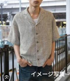 ★ヴィンテージオープンカラーシャツ★ヴィンテージ★ 半袖シャツ ベージュ