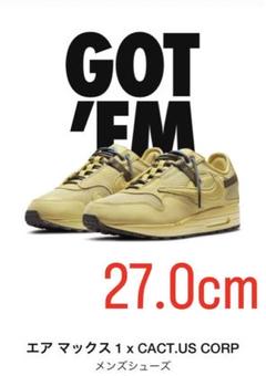 2022年最新】travis scott × nike air max 1の人気アイテム - メルカリ