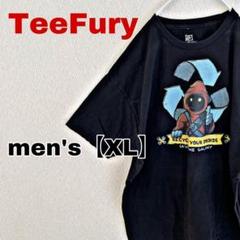 D30【TEE FURY】半袖プリントTシャツ【メンズXL】ブラック