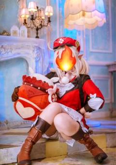 【原神】クレー コスプレ 衣装(ヴィッグ,靴ボンボン爆弾付き) 原神】クレー コスプレ 衣装(ヴィッグ,靴ボンボン爆弾付き