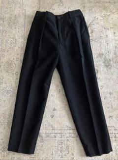 Markaware 1TUCK PEGTOP TROUSERS 4サイズ 黒色 MARKAWARE (マーカウェア) PEGTOP TROUSERS / ペグトップ
