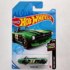 【未使用】ホットウィール トライアンフ TR6 ミニカー 希少！