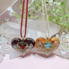 癒しのオルゴナイト❤️ロードナイトガーネット＋ミルキー