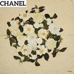 正規品 超特大　シャネルストール　カメリア　椿　おまけサンローランスカーフ付 CHANEL - 本物 シャネル CHANEL カメリア スカーフ ショール