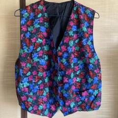 花柄ノースリーブベスト