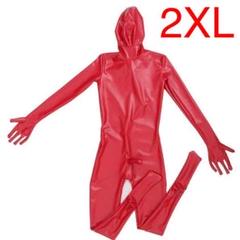 ラテックス製フロントジッパー式全身スーツ男性用（手足開口）★XS★キャットスーツ 31ozlJAkfkL.jpg_BO30,255,255,