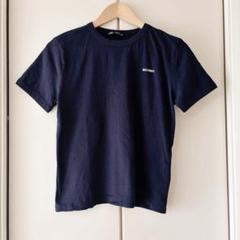 ZARAネイビー ワンポイント半袖Tシャツ Mサイズのサムネイル