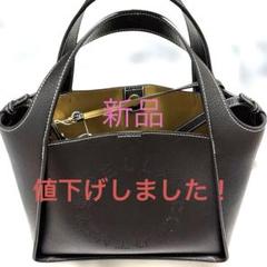 新品STELLA McCARTNEY ブラックトートバッグ ショルダー取外し可