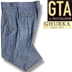 J6330 美品 GTA GHURKA サマーグルカスラックス ネイビー 50