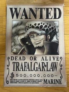 ［値下げ］ワンピース　フィギュアセット、ロー手配書、クリアファイル ONE PIECE - 「ワンピース」トラファルガー・ロー 手配書 クリア
