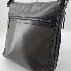 良品✨️フジタカ レザー ショルダーバッグ モスグリーン カーキ