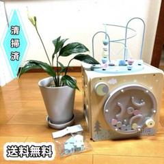 【送料無料】知育玩具 木製 プレイトイボックス清掃