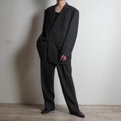 Ermenegildo Zegna ストライプ柄セットスーツ グレー/UW357
