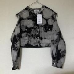 タイダイデニムジャケット（クロップド丈）　ジュエティ　新品 ZADIG&VOLTAIRE ザディグ エ ヴォルテール Kase Tie Dye Denim