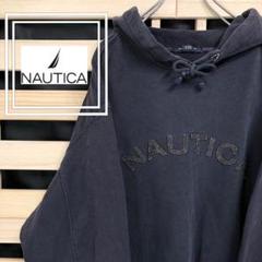 ノーティカ‼️激安 90's ヴィンテージ パーカー nautica M ネイビー