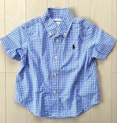 【美品】Ralph Lauren チェック柄シャツ　12M