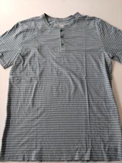 ザノースフェイス　ボーダー　ボタン　Tシャツ　半袖