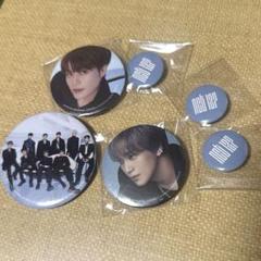 NCT127 ヘチャン ペンミ うちわ トレカ 缶バッチ セット nct ヘチャン うちわセット - メルカリ