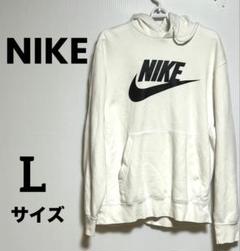 NIKE ナイキ　ホワイト フードパーカー